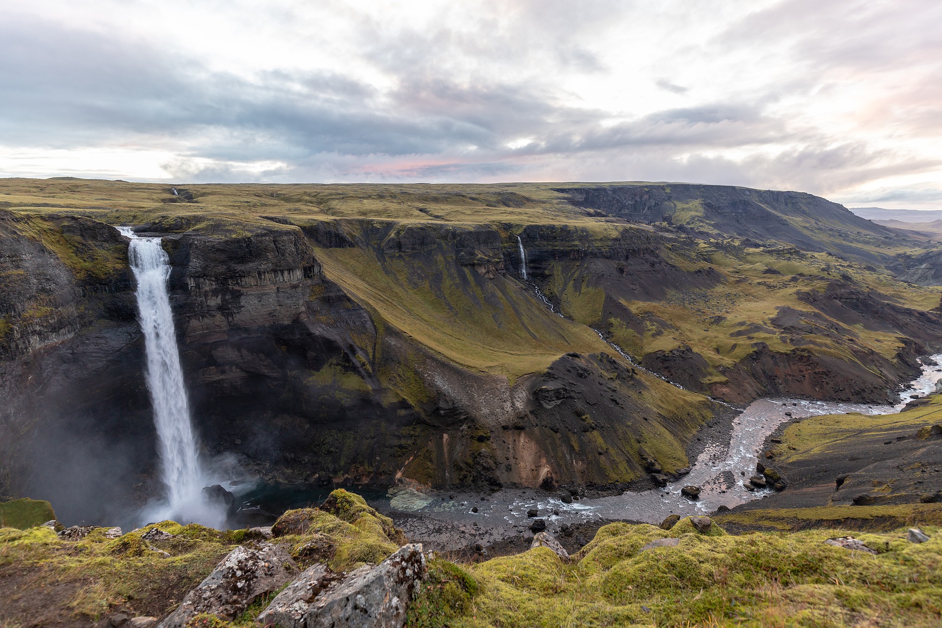 Haifoss watefall in Iceland