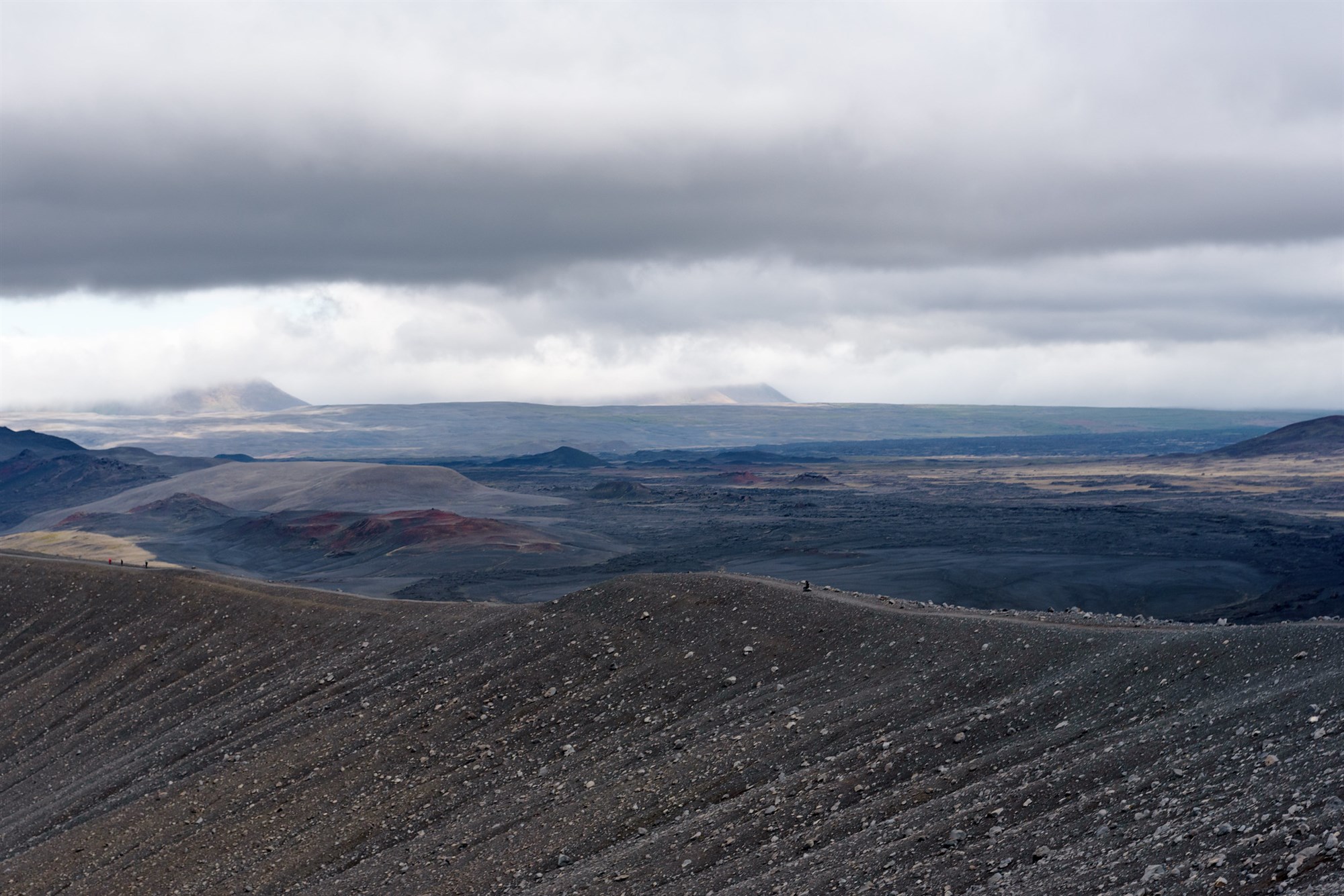 Hverfjall rim in Iceland