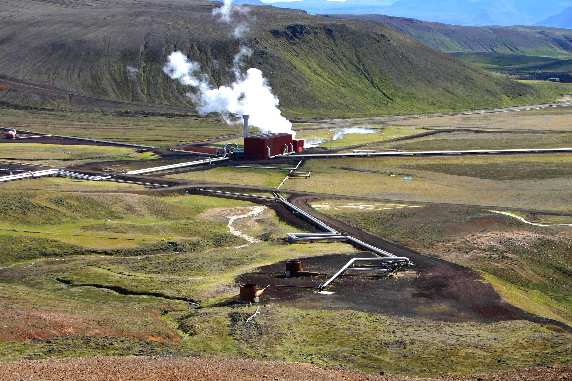 Krafla power plant in Iceland