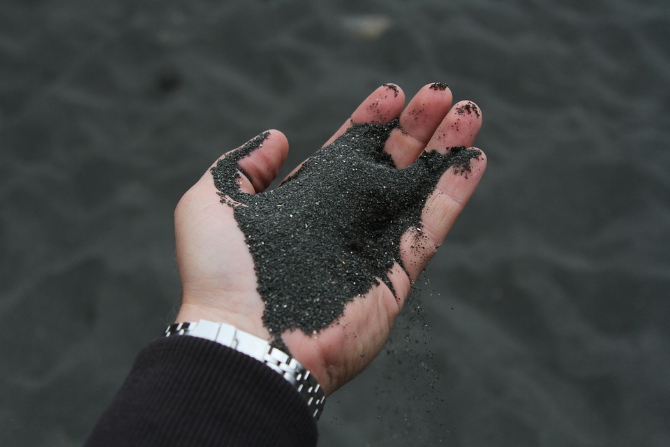 Schwarze Sandstrände